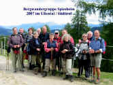 Bergwandergruppe 2007